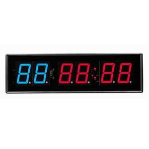 Minuteur <span class=keywords><strong>mural</strong></span> LED moderne pour salle de sport et entraînement physique - Affichage 6 chiffres de 4 pouces, fonctionnement silencieux - Product Image 3