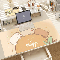 Tapis de Souris et Clavier de Bureau Gaming en Caoutchouc Écologique Imperméable Grand Format Personnalisable Motif Dessin Animé Mignon – En Stock