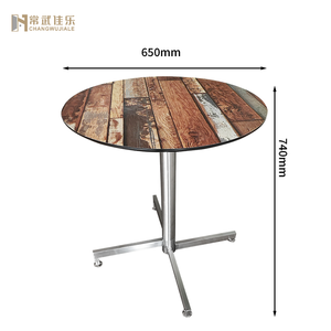 Hua Jiale the Newest Hpl Exterior Cladding <strong>Small</strong> <strong>Round</strong> Dining <strong>Table</strong> Hpl Furniture Garden <strong>Table</strong> <strong>Foldable</strong> - Product Image 2