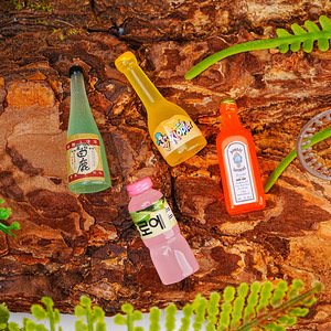 Botellas de resina en miniatura que brillan en la oscuridad, estilos variados para adornos de bricolaje, decoración del hogar, suministros de manualidades de resina plástica - Product Image 3