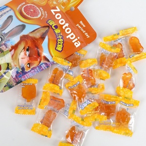 Caramelo de gelatina de fruta con vitamina C de 60g, delicioso sabor a naranja y frambuesa, aperitivos saludables para niños y adultos para oficina, viajes - Product Image 3