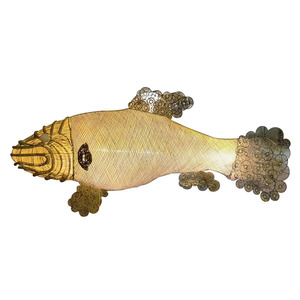 Tùy chỉnh lớn bằng gỗ ánh sáng mặt dây chuyền cá đèn chùm cho nhà hàng khách sạn hoặc Bar với chuyển đổi và điều khiển từ xa các tính năng - Product Image 2