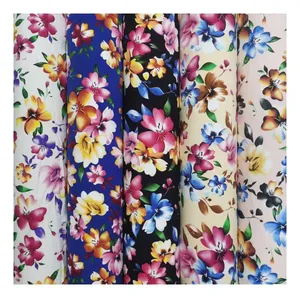 factory stock lot spandex fabric printed stretch for sofa cover polyester printing for dress