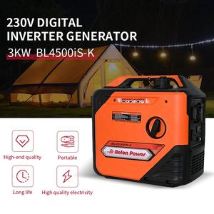 Peut être personnalisé courant alternatif faible bruit 3.5/4KW onduleur générateur main/démarrage électrique 220/230V compteur à affichage numérique - Product Image 2