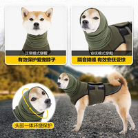 XS-3XL Jaket Pelindung Anjing Katun Serbaguna Satu Lapis Generasi Kedua yang Ditingkatkan Perlengkapan Hewan Peliharaan Impor Musim Panas yang Menenangkan