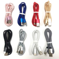 Fournisseurs Aluminium Nylon Tressé Chargeur V8 Type C Tipo Données Charge Rapide Micro USB Câble Pour Téléphone Galaxy S Android Tablettes