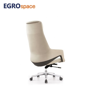 Chaise de bureau exécutive ergonomique réglable en cuir et bois EGROspace ES-ST-NC-1/3/5 EGROspace Cuir - Product Image 4