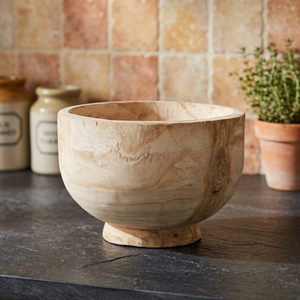 Bol à salade en bois moderne léger fait main de qualité supérieure, extra large, pour fruits, pop-corn et décoration intérieure, provenant d'un fournisseur indien - Product Image 2
