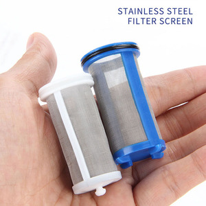 Nhỏ Inline nước lọc trước với lưới thép không gỉ cho vòi nước và RO hệ thống 1/<span class=keywords><strong>4</strong></span> "<span class=keywords><strong>3</strong></span>/8" đen trắng rõ ràng - Product Image 3