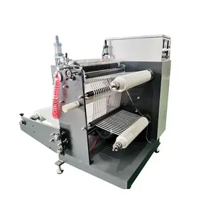 Filme adesivo rotativo para etiqueta, rolo de papel, máquina de corte automática de folha de rolo