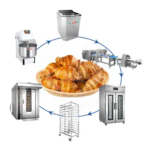 OCEAN Processing Chauf Square Puff Pastry Croissant Fabricant a Machine De Fabrication Industrial
