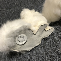 Peluche de chien Pékinois réaliste et portable avec son, jouet sonore réaliste pour chiens, cadeau, décoration de table pour l'intérieur