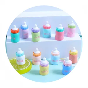 Kawaii 3D Baby Bottle Decoration Accessories Handmade Charming and Cute DIY wholesale resin art and craft supplies