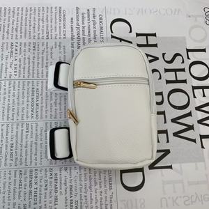 Nouvelle conception Sac de cuisse en PU motif litchi coloré, étanche avec fermeture éclair, unisexe, pour randonnée en extérieur, avec logo personnalisé, sacoche pour téléphone - Product Image 5