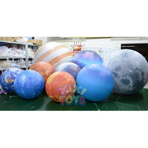 Xixi đồ chơi tùy chỉnh Jumbo LED Hành Tinh bóng bay bơm hơi khổng lồ chiếu sáng Trái Đất cho quảng cáo trang trí - Product Image 2