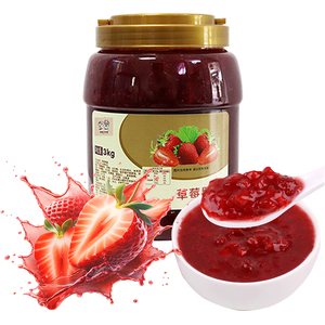 Concentrado de Sirope de Mermelada de Fresa y Melocotón para Té de Burbujas, Venta al por Mayor, 3 kg, Sabores de Frutas Mixtas, Precio con Descuento - Product Image 3