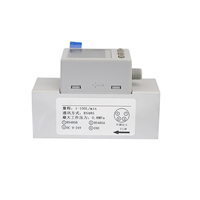 Medidor de Flujo Másico de Gas Térmico de Aleación de Aluminio FAHS-2AL0.5T50L1T5V-RC1/2 0.5-50L/min Rc1/2 Rosca Interna M8 Aviación 4 Vías LCD