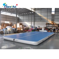 Prêt à expédier Matelas Gonflable Gymnastique Sautant Tapis De Gymnastique Tapis D'atterrissage Rebondissant de Voie D'air
