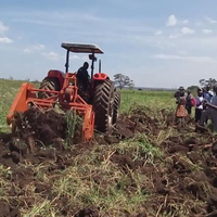 Chine Tagrm World Tracteur agricole d'occasion Cultivateur Motoculteur 2 rangées Tapioca Pomme de terre Manioc Manioc Machine à récolter Manioc