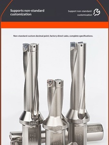 <span class=keywords><strong>Foret</strong></span> à pointe non standardisée U, type WC/SP, pulvérisation intense, 2D3D4D5D, <span class=keywords><strong>foret</strong></span> à trous profonds allongé sur mesure pour le perçage de la maçonnerie - Product Image 2