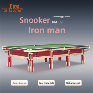 Rocket Master Iron Man 'Ham' Table de <span class=keywords><strong>billard</strong></span> de qualité compétition brevetée anglaise Standard Table de <span class=keywords><strong>billard</strong></span> coussins en ardoise pour piscine - Product Image 3