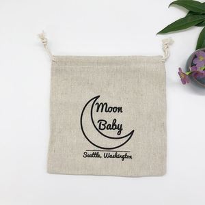 Sacs en coton biologique personnalisés avec logo, pochette de shopping, sac en toile à cordon, sac anti-poussière pour sac à main - Product Image 6