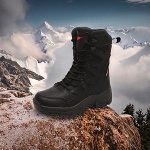 รองเท้าหนังแท้ผู้ชายสำหรับกิจกรรมกลางแจ้ง ฤดูใบไม้ร่วง ฤดูหนาว ฤดูร้อน ปรับแต่งได้ ขายส่งจากโรงงานโดยตรง เหมาะสำหรับเดินป่าและทำงาน - Product Image 2