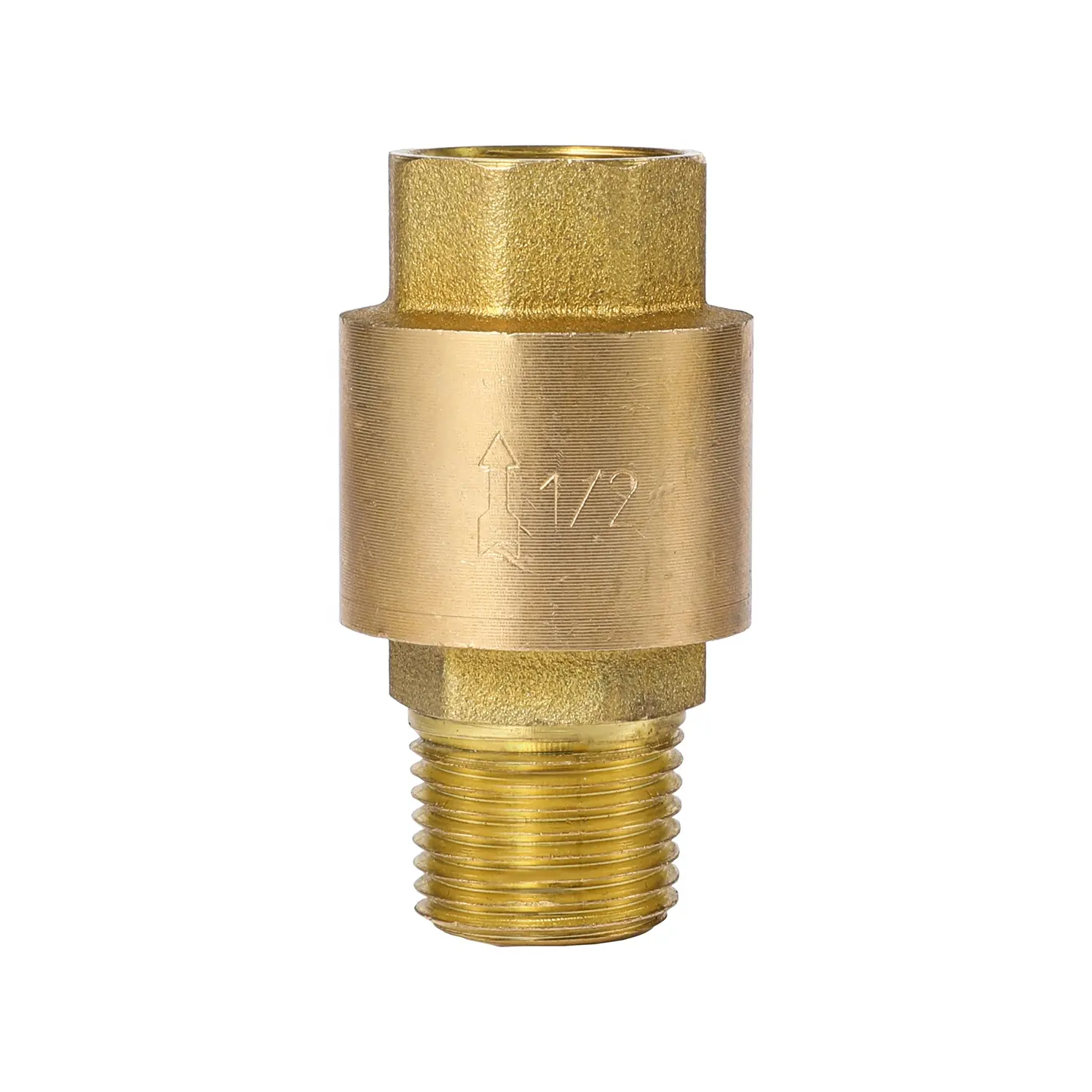 Chiết Giang Kaibeili 1PCS 1/2 "DN15 Brass Đồng Ngang Loại Nữ Chủ Đề Đu Kiểm Tra Van Giá