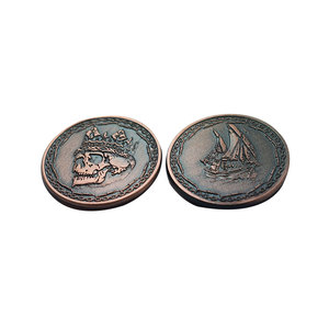 Promotionnel personnalisé <span class=keywords><strong>petit</strong></span> délicat logo en métal antique jeton - Product Image 1