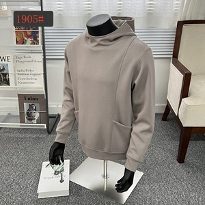 Survêtements XL à col montant et à écran épais pour hommes, survêtements d'hiver à motif de lettres pour vêtements, vêtements - Product Image 3