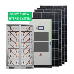 Microgrid industrial 300 kilovatios hora 500 kilovatios 1 megavatio sistema de generación de energía solar fuera de la red - Product Image 1