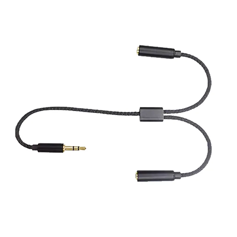 3.5Mm Stereo Audio Y Splitter Kabel Mannelijke Naar Vrouwelijke Dubbele Hoofdtelefoon Jack Extender Foriphone, Samsung,Tablet,Laptop, Luidspreker,