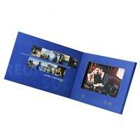 Brochure vidéo 4.5 "7" en impression Cartes de voeux pour écran vidéo Brochure du lecteur vidéo Lcd