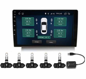 Беспроводная автомобильная система мониторинга давления в шинах с USB <span class=keywords><strong>5</strong></span> <span class=keywords><strong>TPMS</strong></span> для Android плеера аудио с внутренним датчиком - Product Image 3