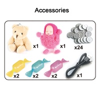 Mini machine à griffes électronique, distributeur de jouets, jeu d'intérieur, attrapeur de bonbons, peluches, jouets pour enfants, jeu d'attrape-poupées avec lumières et musique