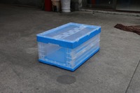 NEXARA Best-seller 600*400*280mm Caisse de rangement pliable en plastique PP Boîte solide pour entrepôts