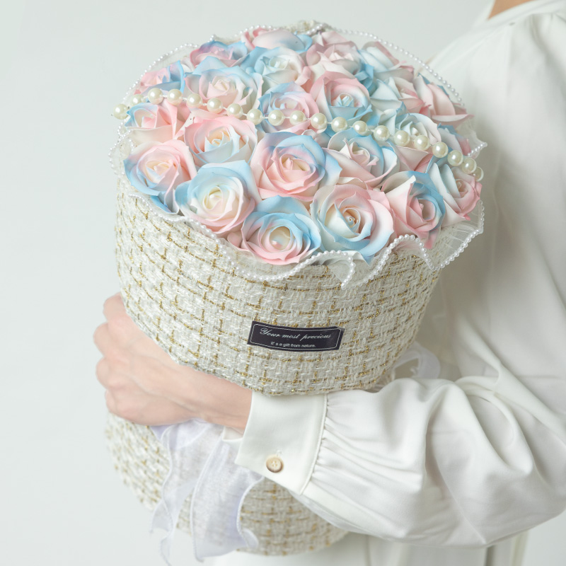 Rosa con il blu
