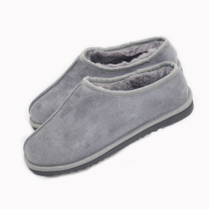 Özel moda sahte süet Anti kayma kauçuk taban bellek köpük kış sıcak erkekler kapalı ev terlikleri - Product Image 4