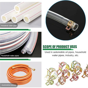 25 pièces 6mm/7mm/8mm/9mm-20mm pour choisir une <span class=keywords><strong>pince</strong></span> à ressort de carburant <span class=keywords><strong>pince</strong></span> à tuyau en silicone sous vide - Product Image 6