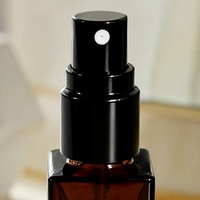 Flacon de parfum carré en verre à paroi épaisse anti-fuite 10 ml, vaporisateur à fine brume, atomiseur vide avec bouchon à vis