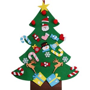 Décoration <span class=keywords><strong>de</strong></span> la maison bricolage feutre faites-le vous-même arbre <span class=keywords><strong>de</strong></span> noël avec lumières led en option tenture murale feutre ornement <span class=keywords><strong>de</strong></span> noël - Product Image 6