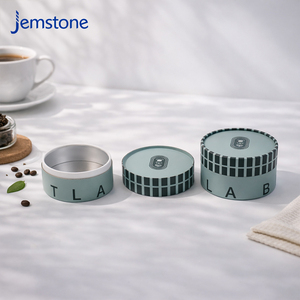 Tube en carton kraft écologique imprimé, hermétique, en forme de cylindre, pour emballage alimentaire, tube en papier de qualité alimentaire pour conteneur de grains de café - Product Image 5