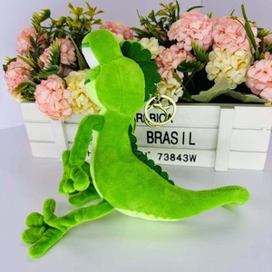 Peluche a Forma di Lucertola Verde Uyeah OEM, Giocattolo Morbido Cartoonesco, Ciondolo a Forma di Rana con Braccia Lunghe, Regalo per Bambini, Bambola di Peluche Personalizzata - Product Image 3