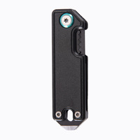 Couteau de poche pliant multifonctionnel en acier inoxydable, outil portable EDC pour l'ouverture de colis et de paquets