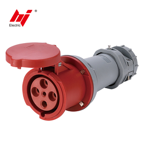 Chất lượng cao IP44 63A 4 pin không thấm nước cáp điện nối 3P + E Nữ Ổ Cắm Công Nghiệp - Product Image 1