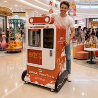 Creative 3D Sugar Painting Robot Electric AI Automatic 220V High Productivity Touch Screen New Candy Making Equipment
