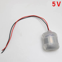 Moteur vibrant puissant 260 avec boîtier, 3V 5V 12V, pour masseur vibrant, alimentation grenouille, 58x45x30mm (1 pièce)