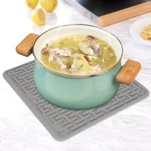 Silicone Drain Mat Square L Heat Resistant Kitchen Sink Dish Drying Pad - Product Image 2