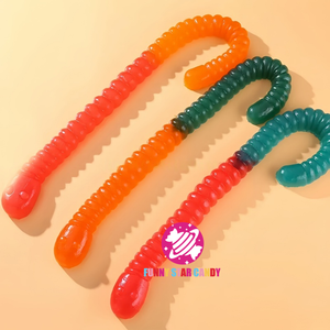 Custom Gigantische Regenworm Gummies Halloween Geschenk Grootste Gummi Wormen Beer Gelei Zacht Snoep <span class=keywords><strong>Gummy</strong></span> Zoetigheden - Product Image 3