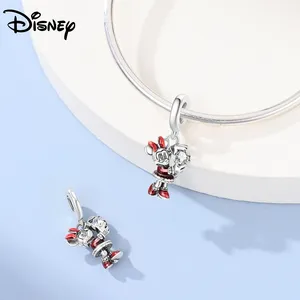 Ciondoli <span class=keywords><strong>Disney</strong></span> Topolino in Argento 925 con Zirconi, Adatti per Collane e Bracciali, Regali Fai-da-Te per Feste di Compleanno, per Donne - Product Image 5